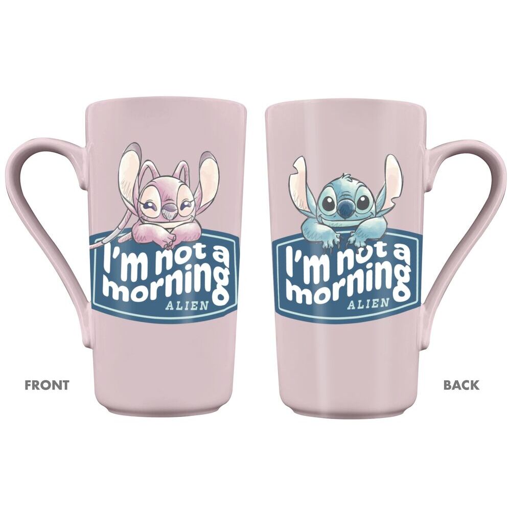 Imagen 1 - Taza Angel & Stitch Disney 470Ml