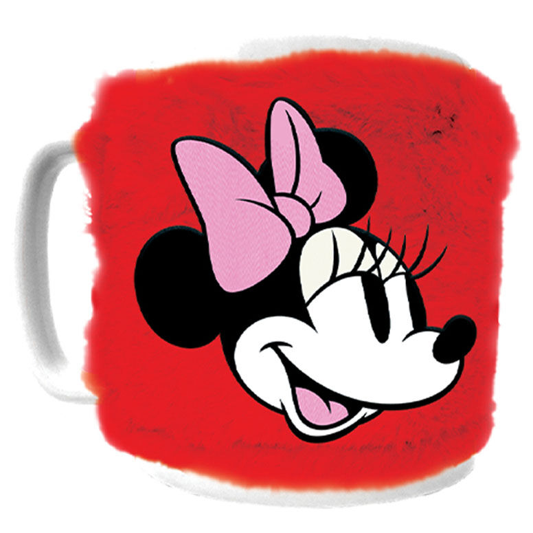 Imagen 2 - Taza Funda De Peluche Minnie Disney 440Ml