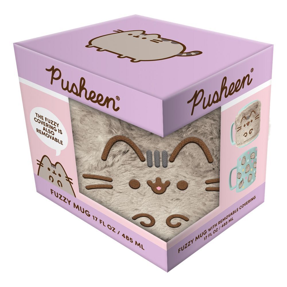 Imagen 4 - Taza Funda De Peluche Pusheen 440Ml