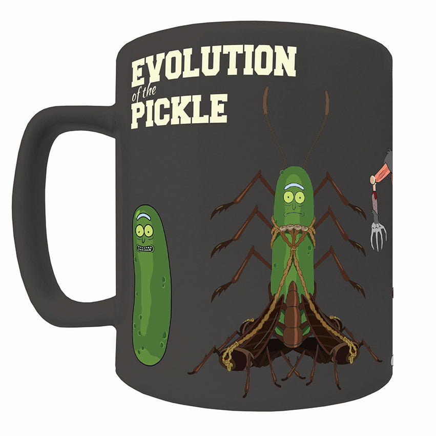 Imagen 2 - Taza Funda De Peluche Pickle Rick And Morty 440Ml