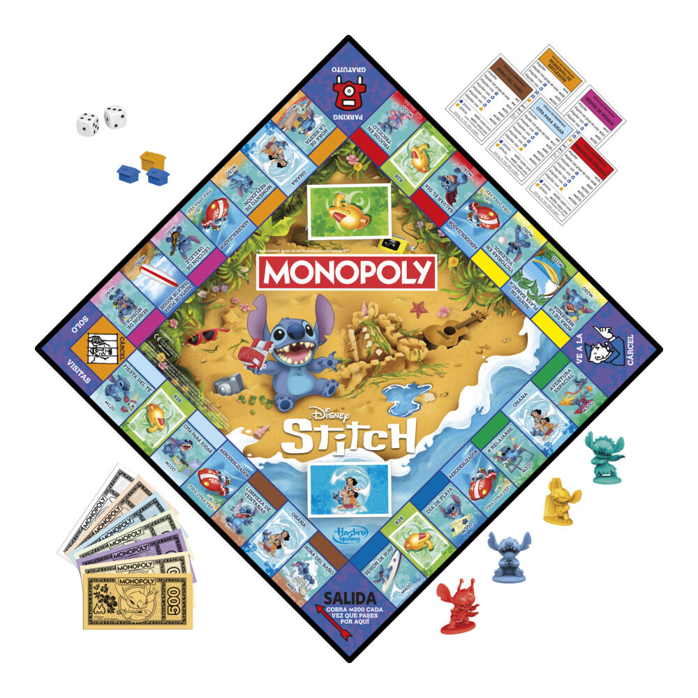 Imagen 3 - Juego Monopoly Stitch Disney