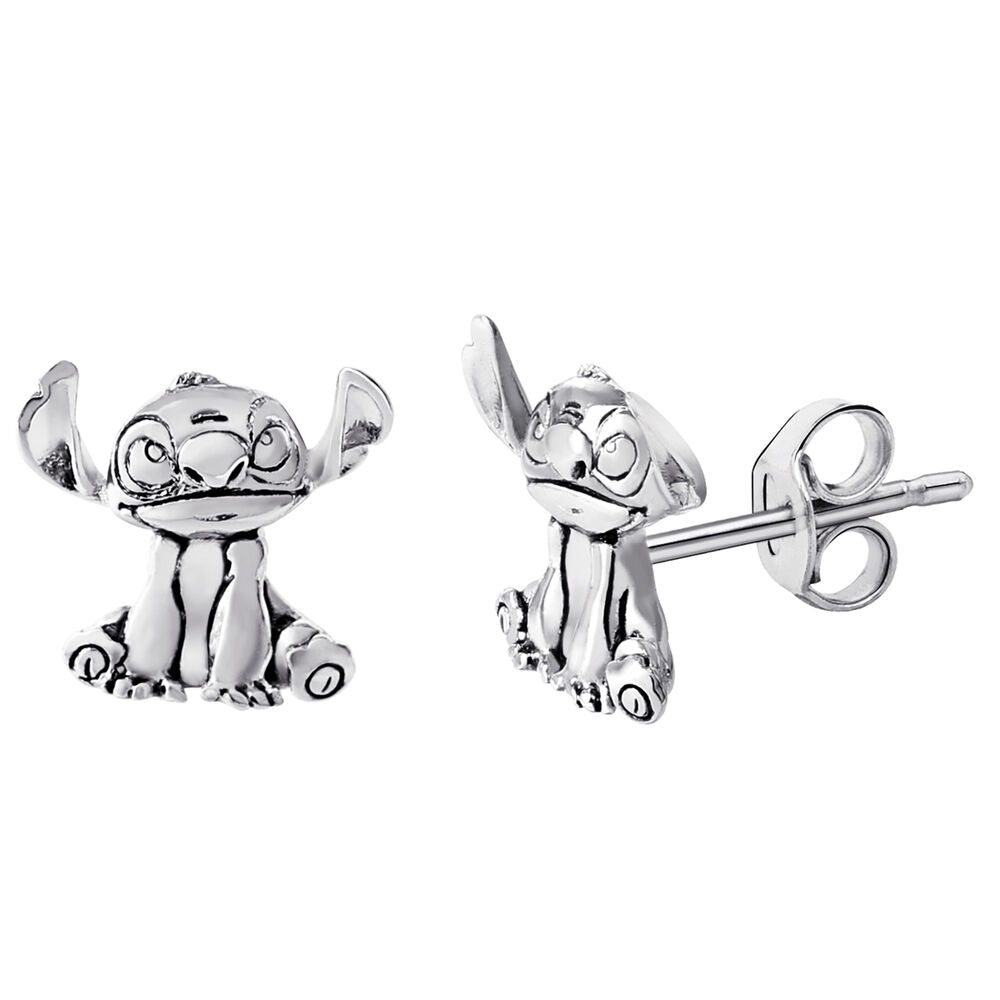 Imagen 2 - Pendientes Stitch Disney Plata