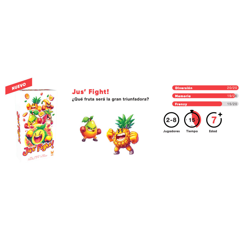 Imagen 2 - Juego De Mesa Jus Fight Español