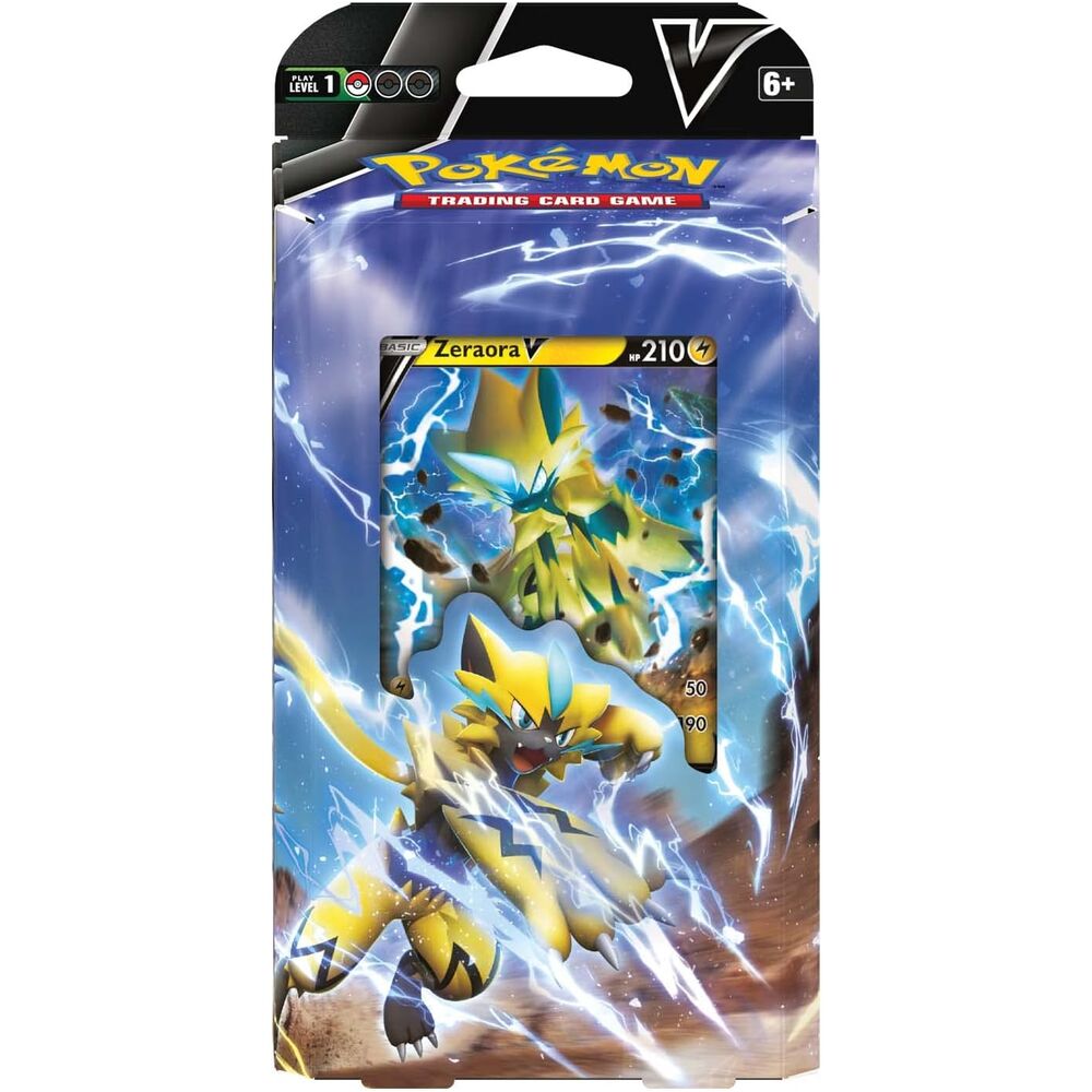 Imagen 2 - V Battle Deck Juego Cartas Coleccionables Deoxys Vs Zeraora Pokemon Ingles