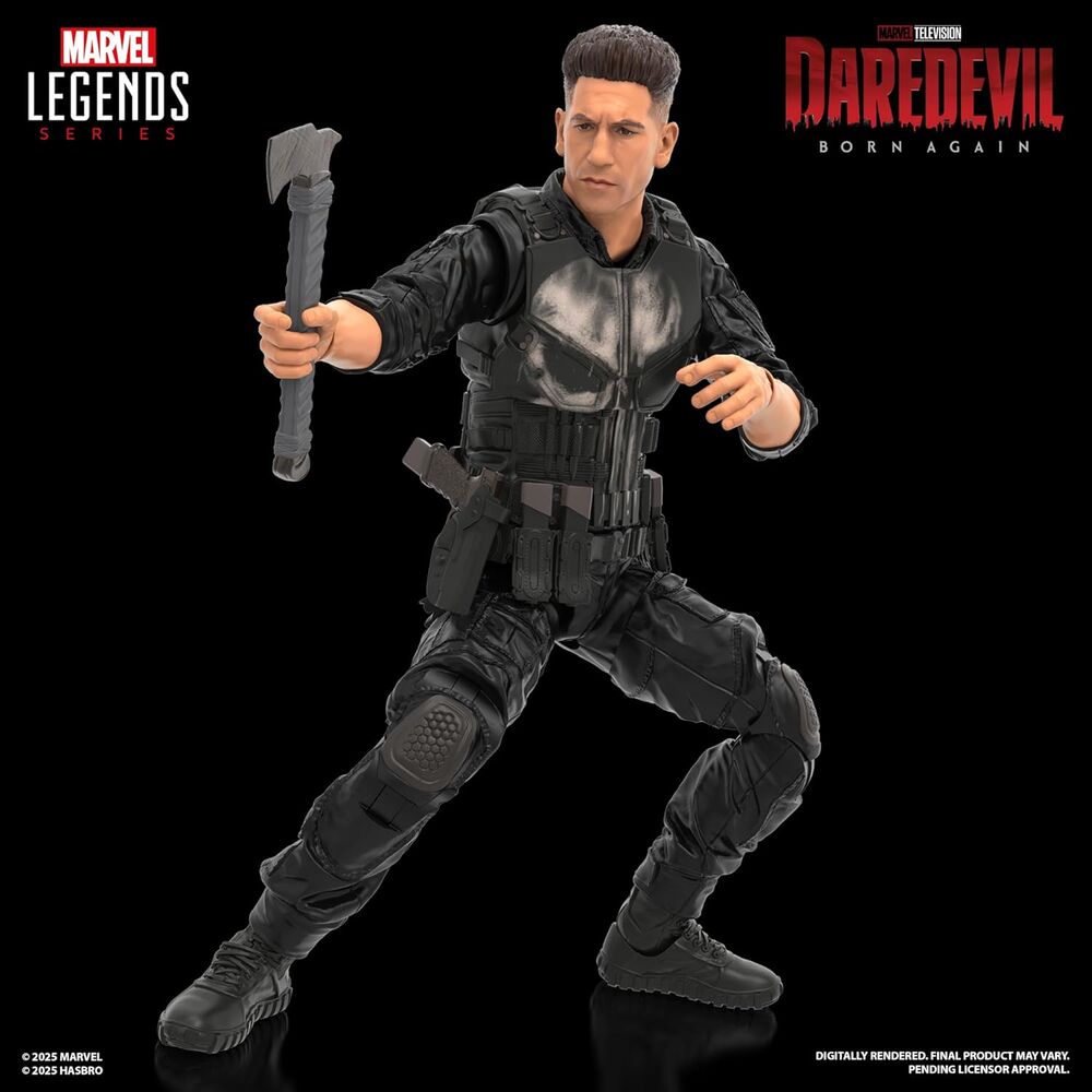 Imagen 2 - Figura Punisher Born Again Daredevil Marvel Legends 15Cm