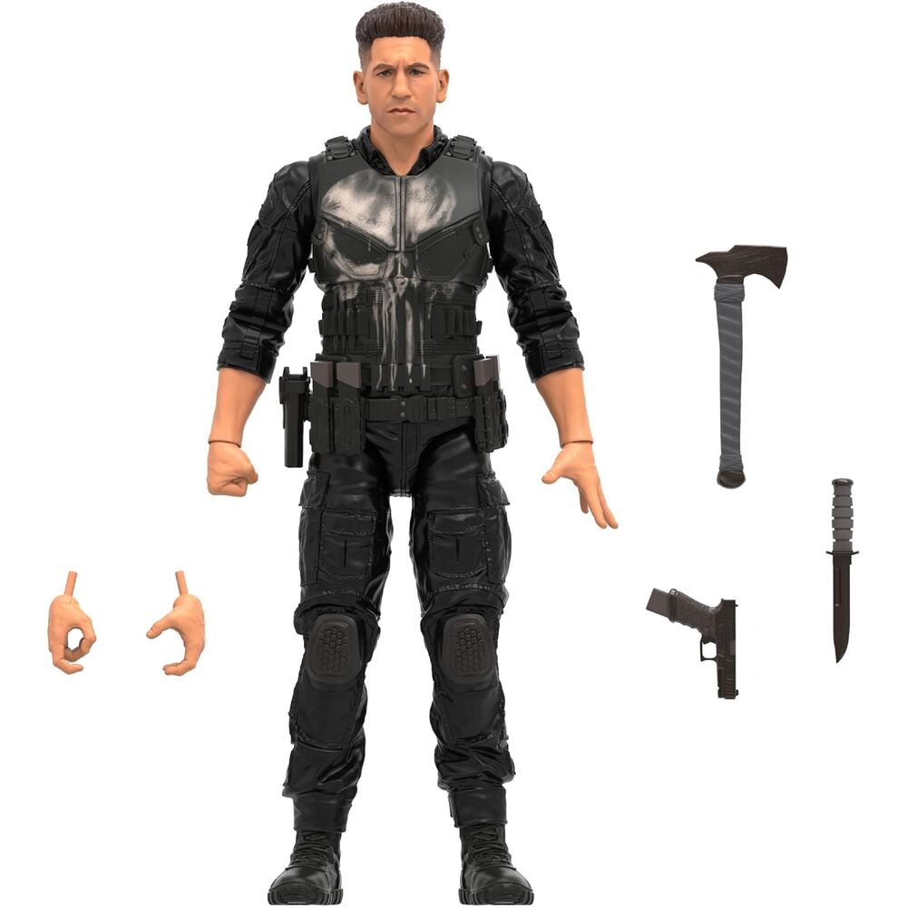 Imagen 1 - Figura Punisher Born Again Daredevil Marvel Legends 15Cm