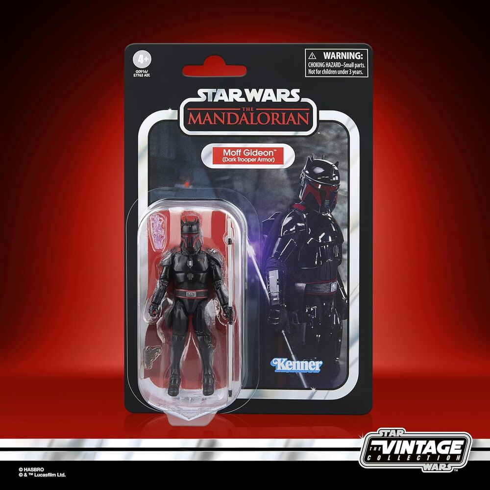 Imagen 2 - Figura Moff Gideon Dark Trooper Armor The Mandalorian Star Wars 9,5Cm