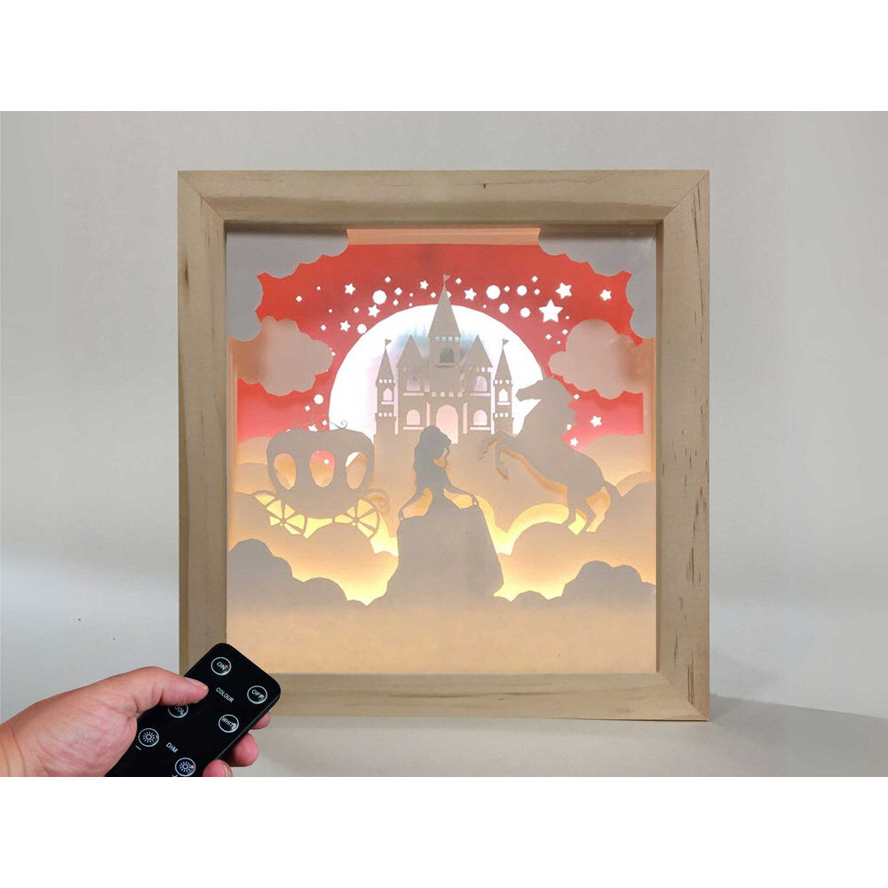 Imagen 1 - Lampara Castillo Madera