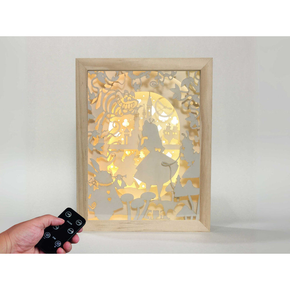 Imagen 1 - Lampara Alicia En El Pais De Las Maravillas Disney Madera