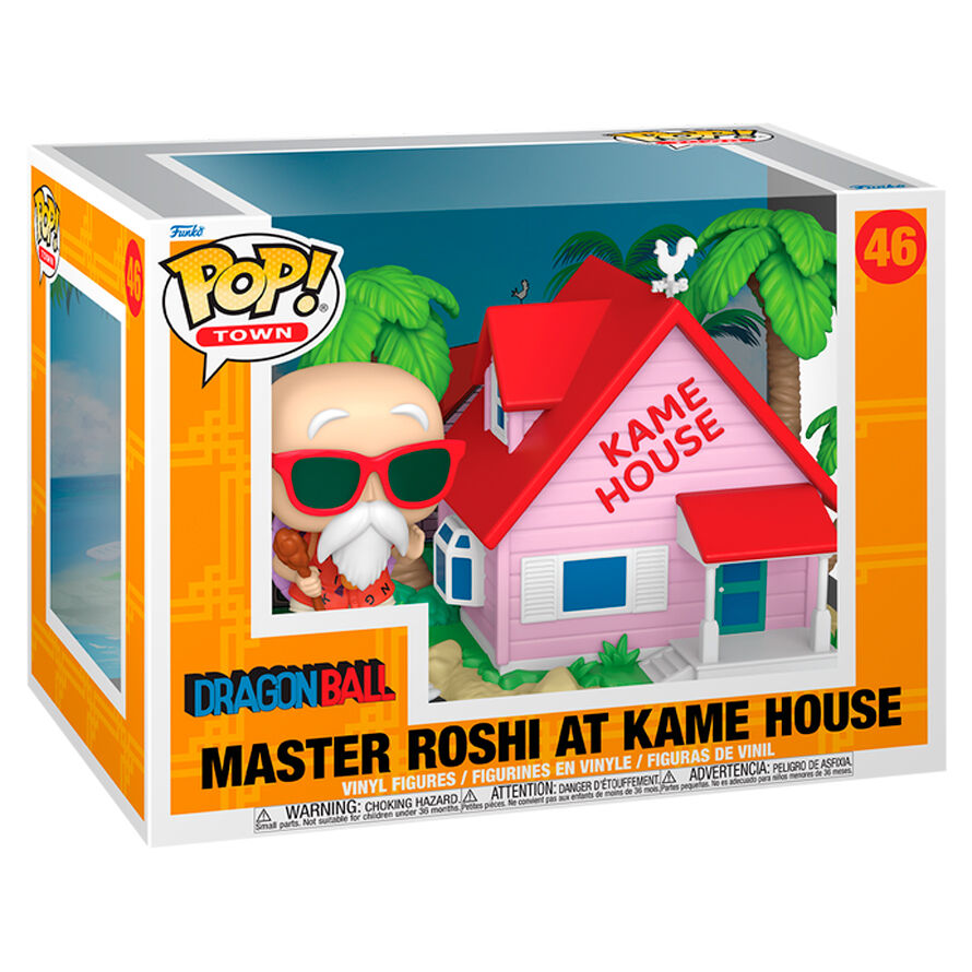 Imagen 1 - Figura Pop Town Dragon Ball Master Roshi At Kame House