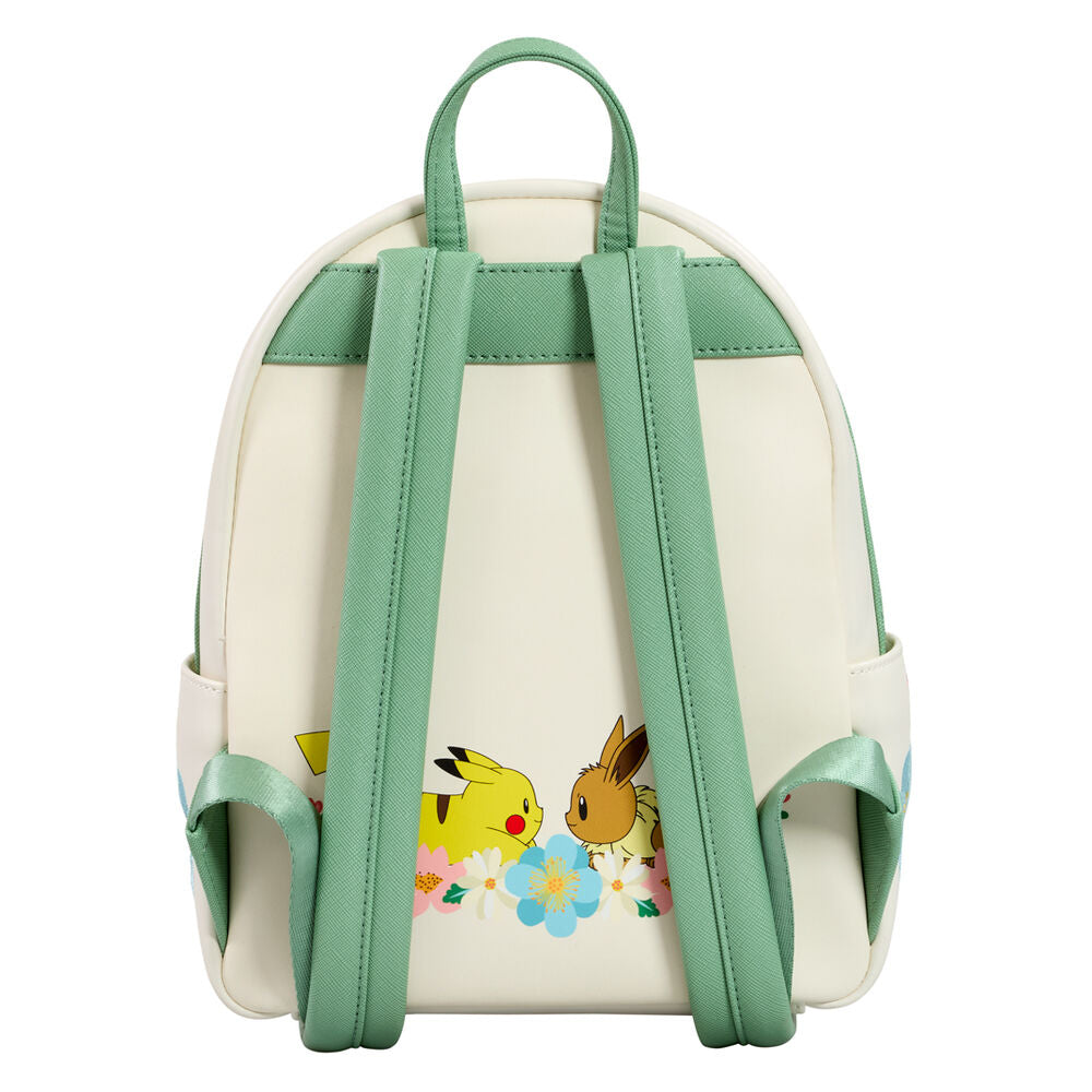 Imagen de Mochila Pikachu & Eevee Floral Pokemon Loungefly parte de nuestra colección en Espadas y más, sitio oficial.
