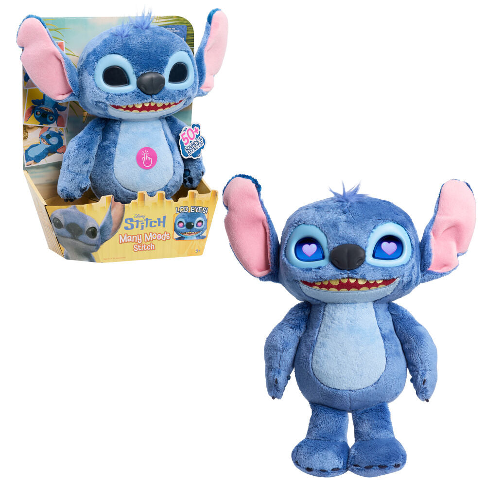Imagen 1 - Peluche Interactivo Stitch Disney 30Cm