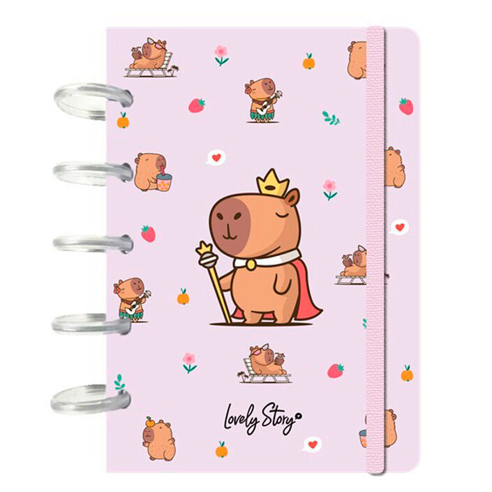 Imagen 1 - Cuaderno A6 Majesty Capibara