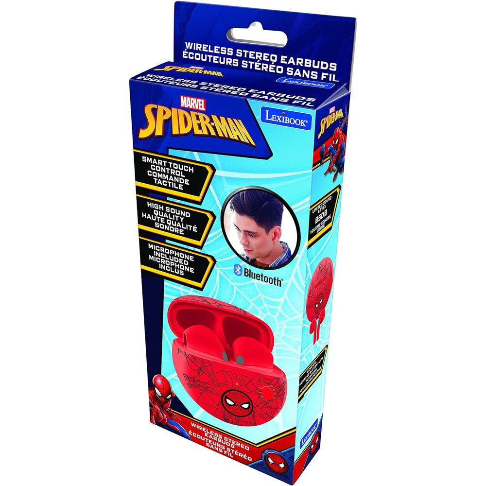 Imagen 2 - Auriculares Inalambricos Spiderman Marvel