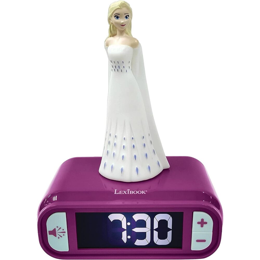 Imagen 1 - Despertador Digital Luz Nocturna Elsa Frozen Disney