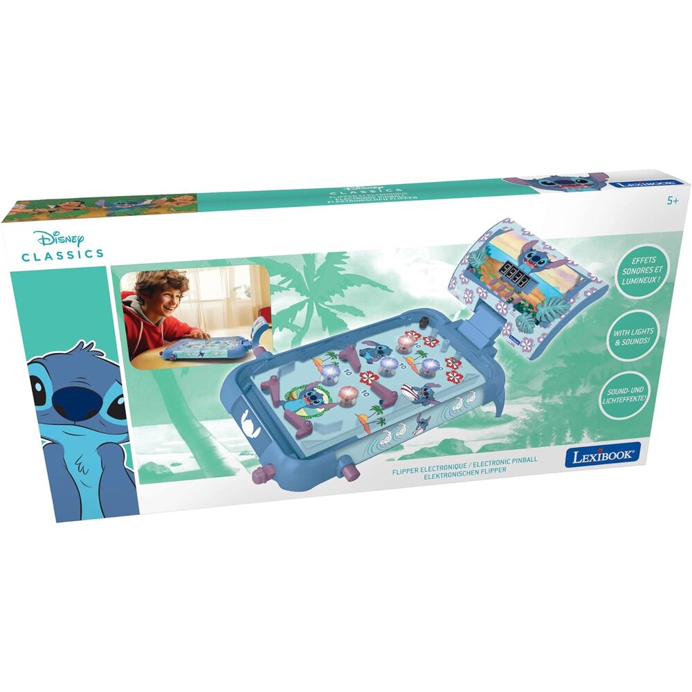 Imagen 3 - Juego Pinball De Mesa Electronico Stitch Disney
