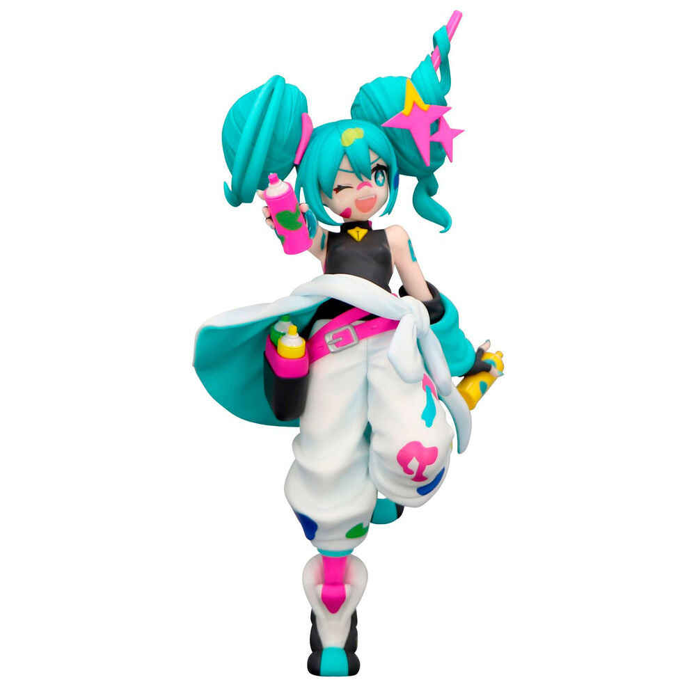 Imagen 3 - Figura Hatsune Miku Paint Girl Trio-try-it Hatsune Miku 19Cm