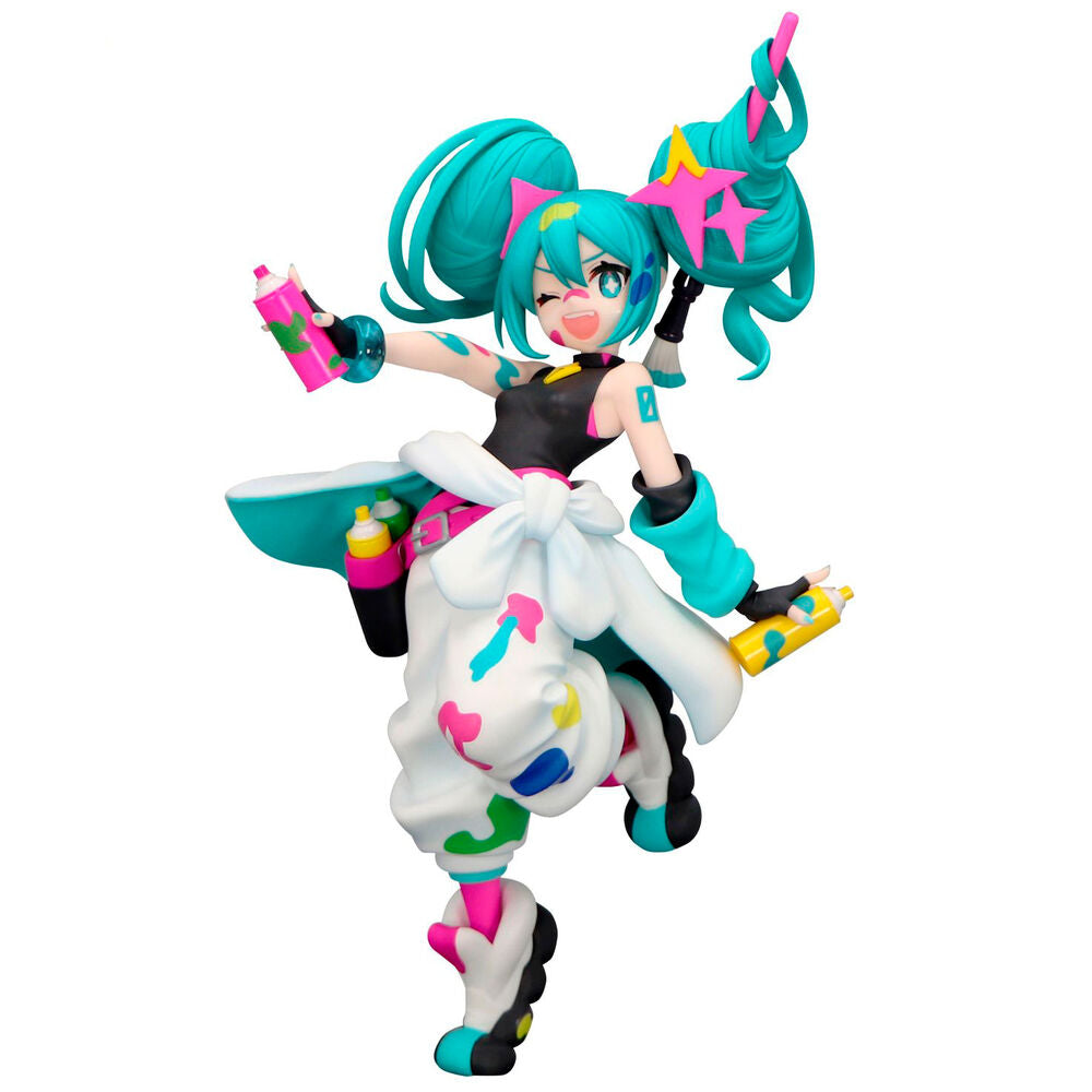 Imagen 4 - Figura Hatsune Miku Paint Girl Trio-try-it Hatsune Miku 19Cm