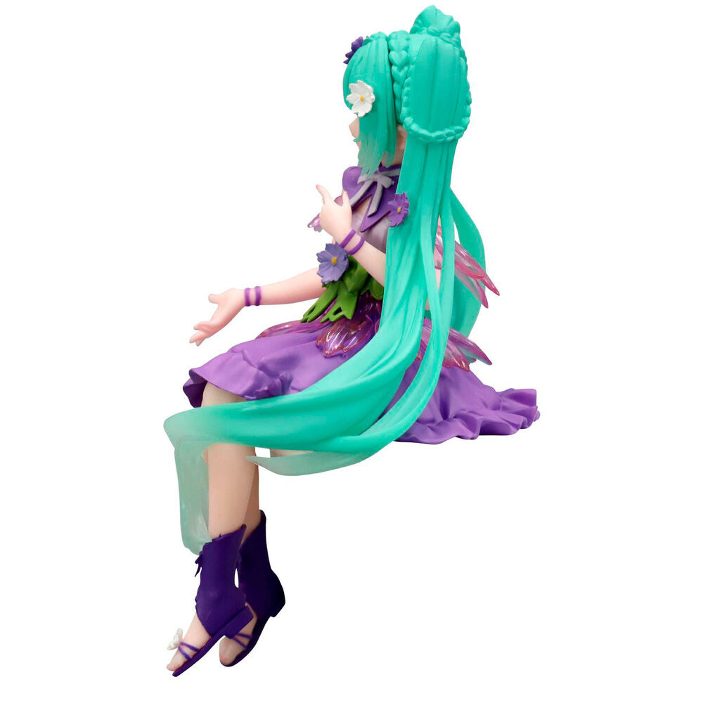 Imagen 1 - Figura Noodle Stopper Hatsune Miku Flower Fairy Cosmos Purple Hatsune Miku 14Cm