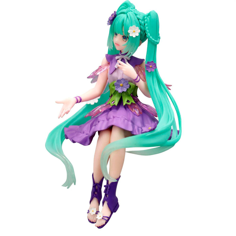 Imagen 3 - Figura Noodle Stopper Hatsune Miku Flower Fairy Cosmos Purple Hatsune Miku 14Cm