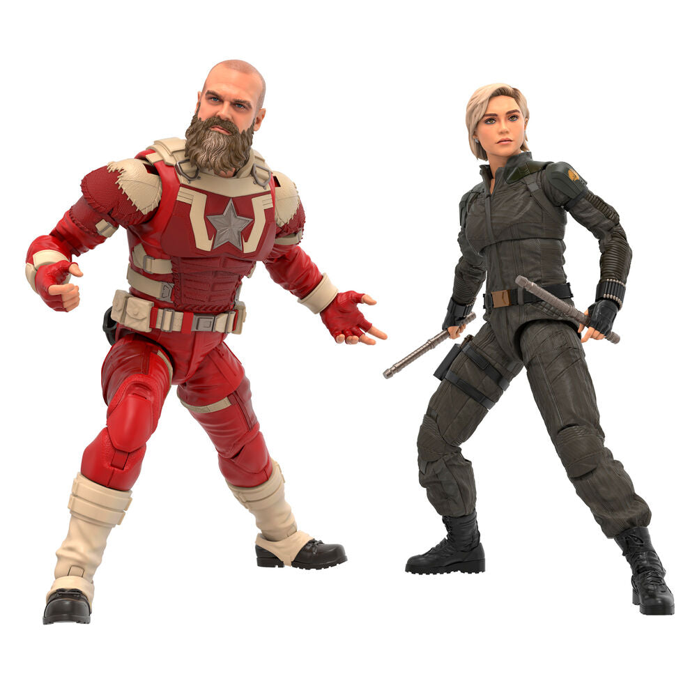Imagen 1 - Blister 2 Figuras Yelena Belova & Red Guardian Thunderbolts Marvel Legends 15Cm
