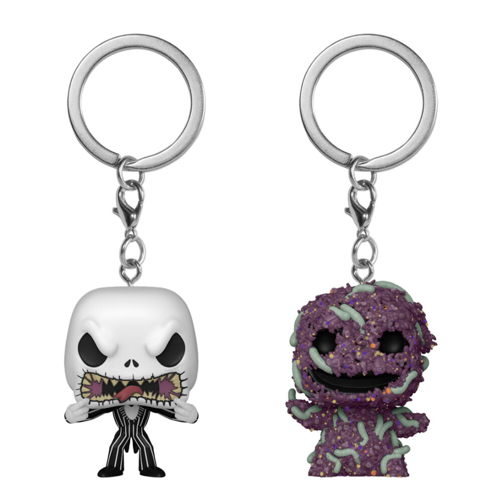 Imagen 1 - Blister 2 Llaveros Pocket Pop Disney Pesadilla Antes De Navidad Jack & Oogie Boogie