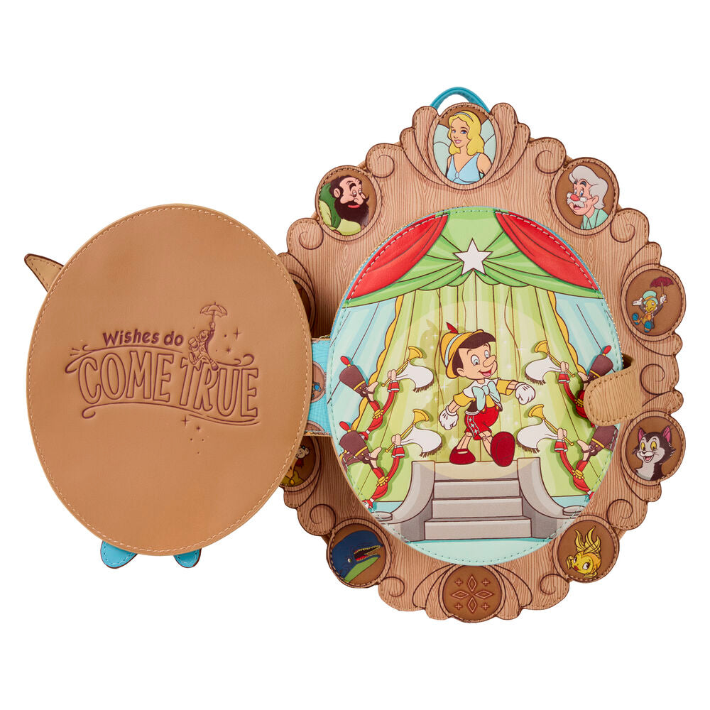 Imagen 2 - Mochila Cameo Pinocho Disney Loungefly 28Cm