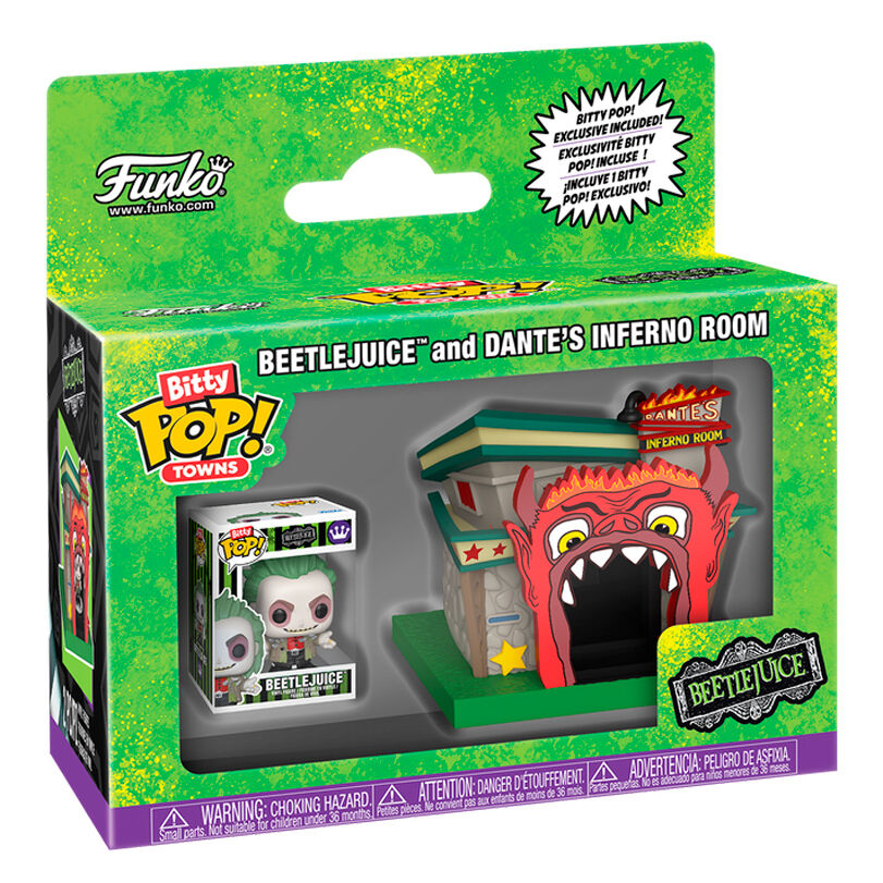 Imagen 2 - Figura Bitty Pop Town Beetlejuice Sala Del Infierno De Dante
