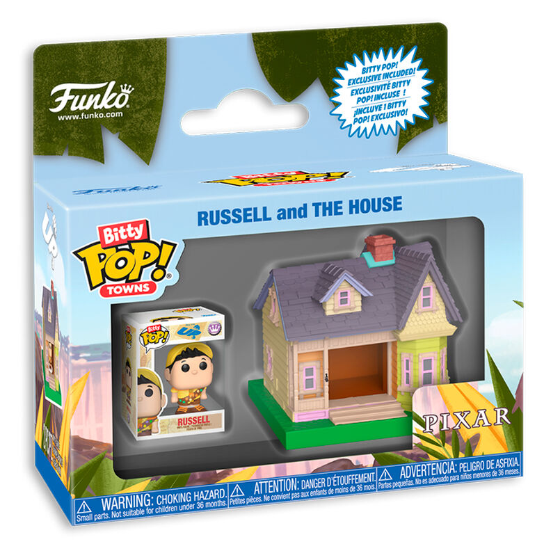 Imagen 2 - Figura Bitty Pop Town Disney Pixar Up Russel Y La Casa