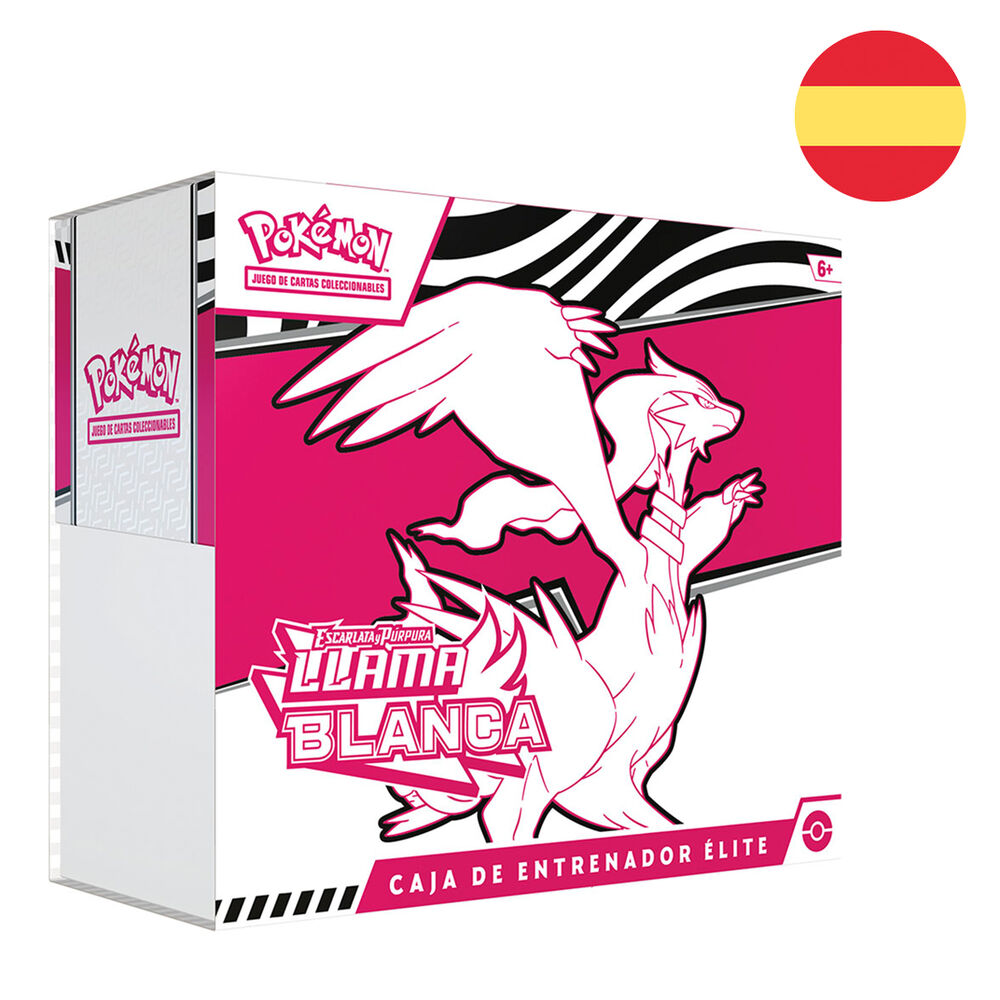 Imagen 1 - Estuche Entrenador Juego Cartas Coleccionables Llama Blanca Pokemon Español
