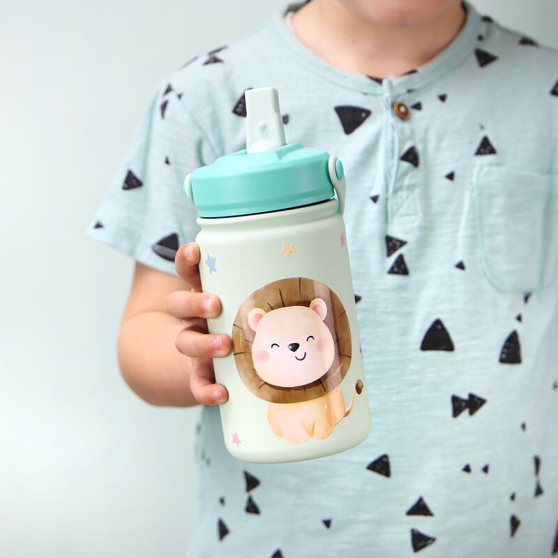 Imagen 4 - Cantimplora Termica Leon Menta 330Ml