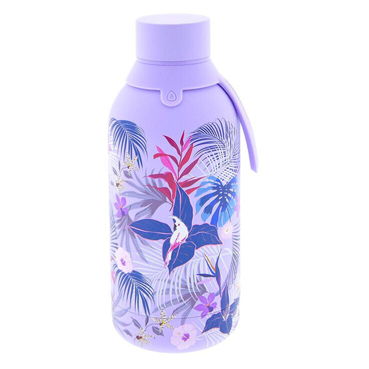 Imagen 1 - Botella Termica Lila Floral Exotico 500Ml