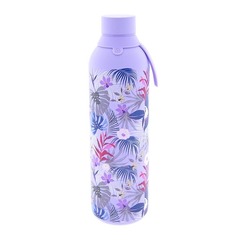 Imagen 1 - Botella Termica Lila Floral Exotico 710Ml