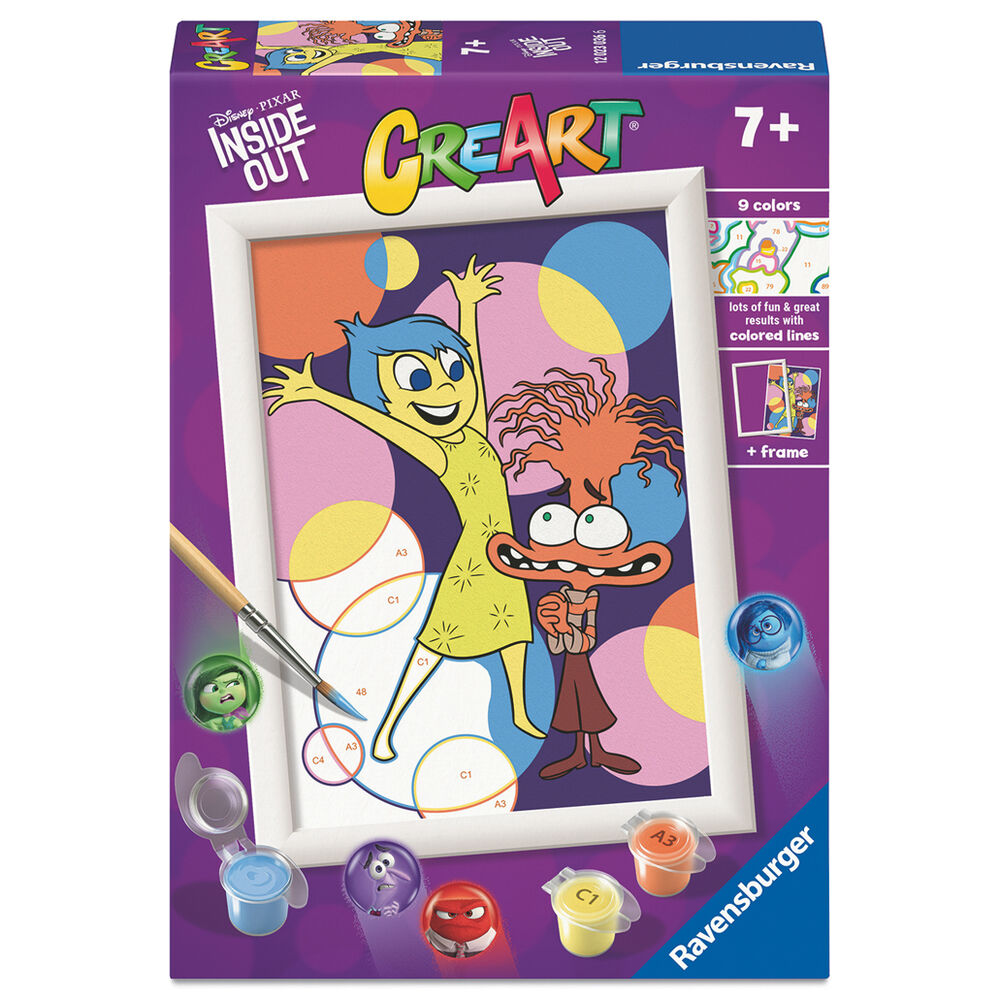 Imagen 1 - Kit De Pintura Creart Del Reves Disney Pixar