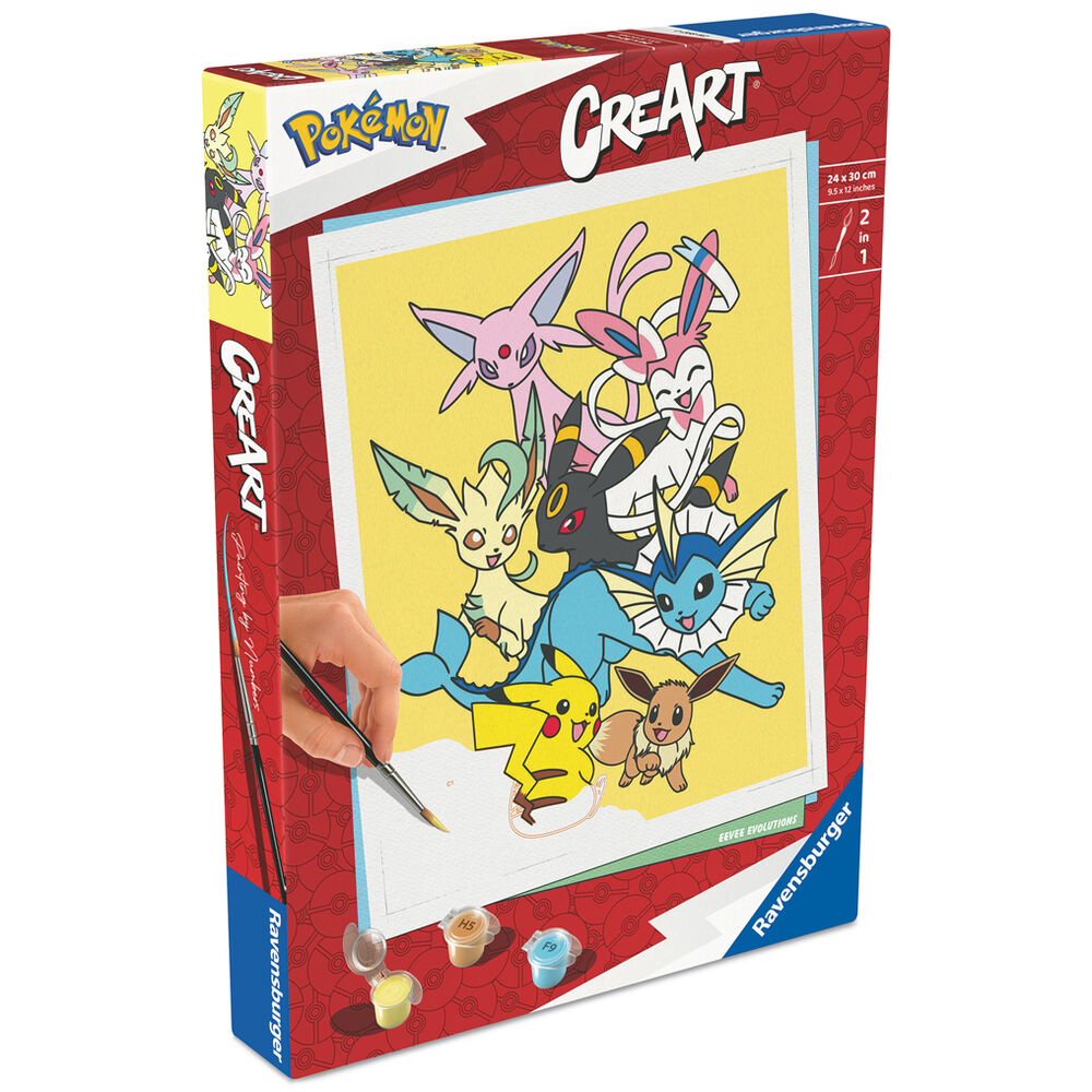 Imagen 3 - Kit De Pintura Creart Legendarios Pokemon Adulto