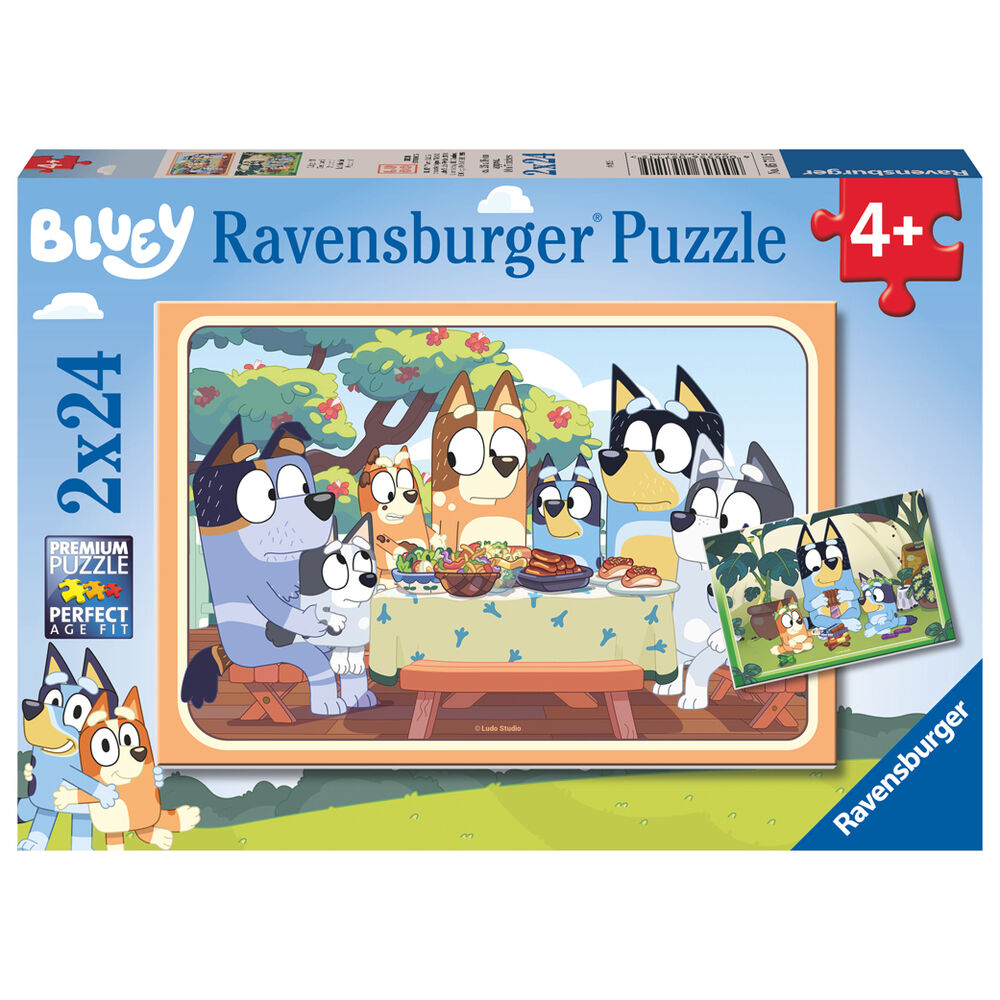 Imagen 1 - Puzzle Bluey 2X24pzs