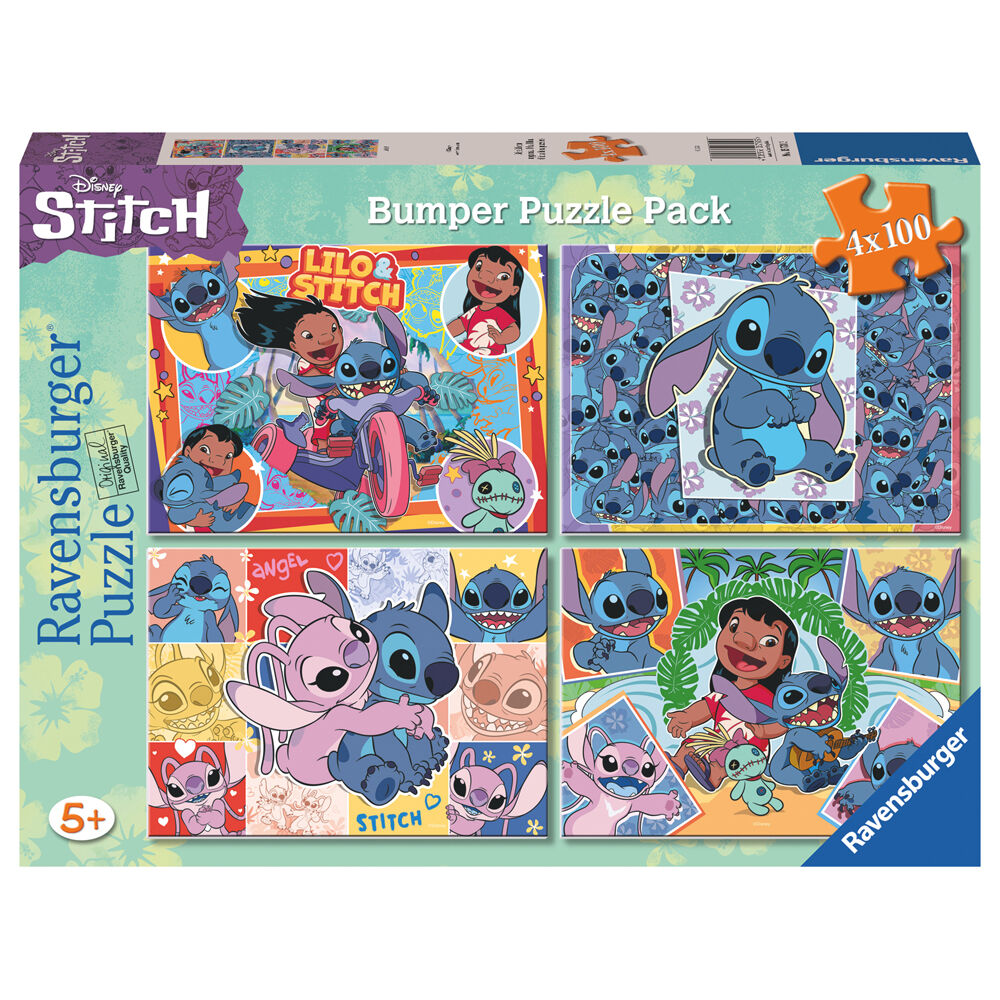 Imagen 1 - Puzzle Stitch Disney 4X100pzs