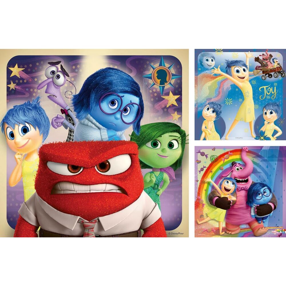 Imagen 1 - Puzzle Del Reves Disney Pixar 3X49pzs