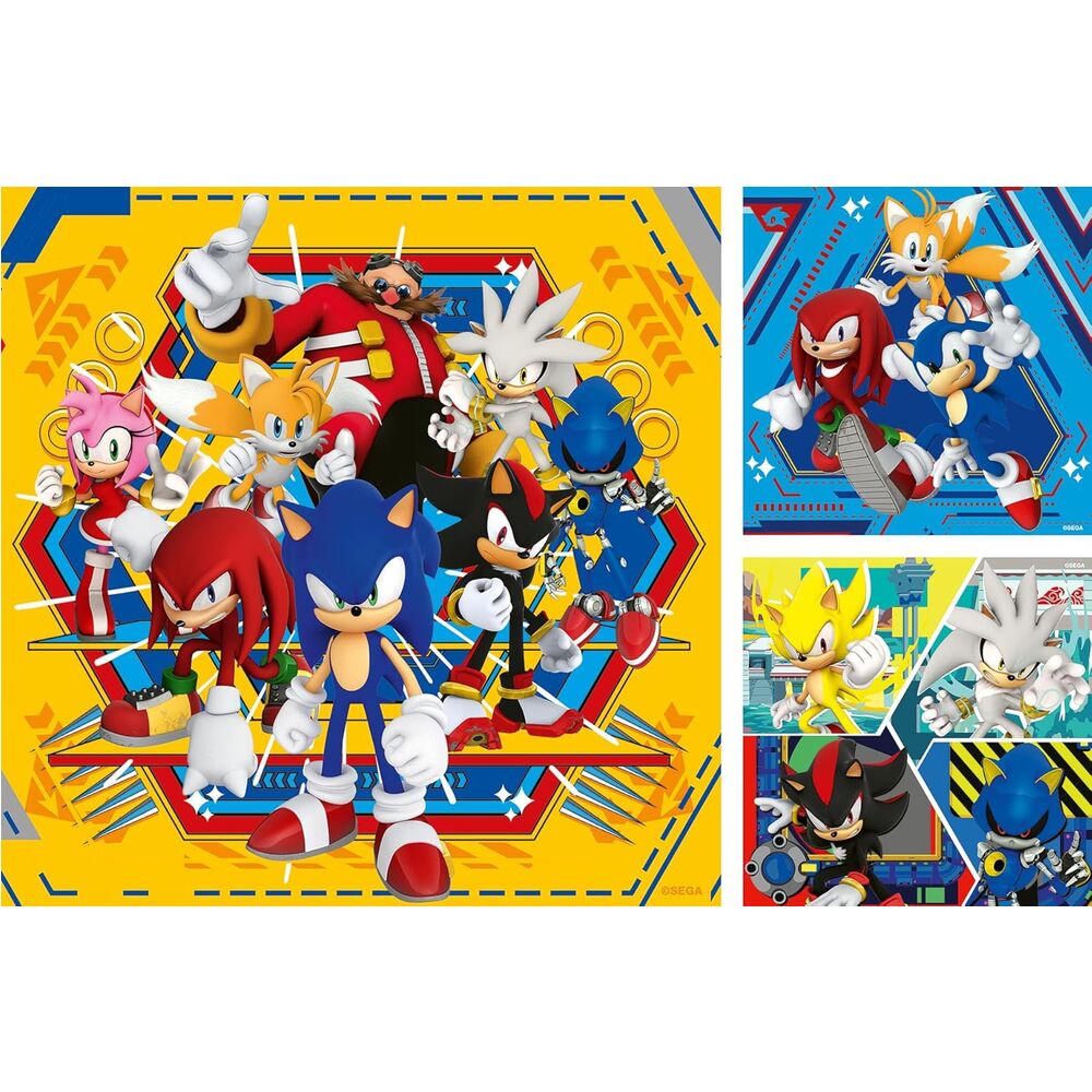 Imagen 1 - Puzzle Sonic The Hedgehog 3X49pzs