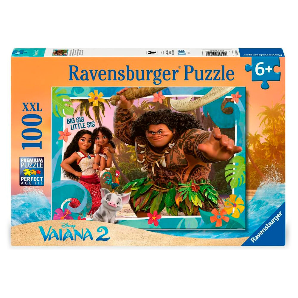 Imagen 2 - Puzzle Vaiana 2 Disney Xxl100pzs