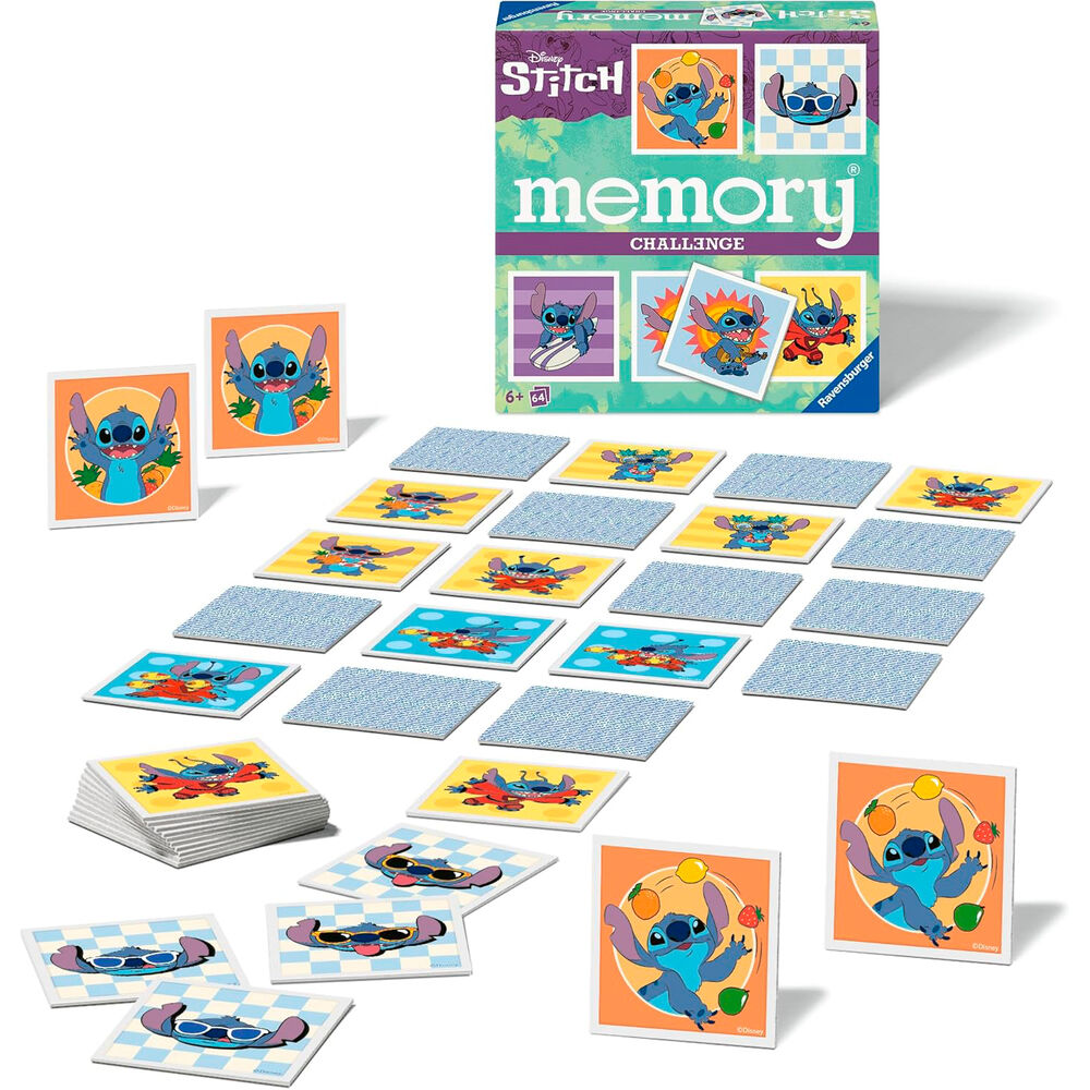 Imagen 1 - Juego Memory Stitch Disney