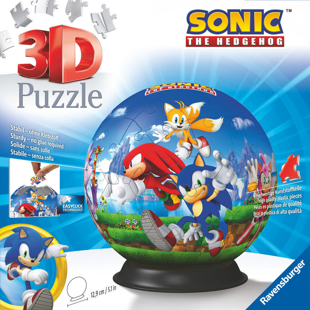 Imagen 3 - Puzzle 3D Sonic The Hedgehog 72Pzs
