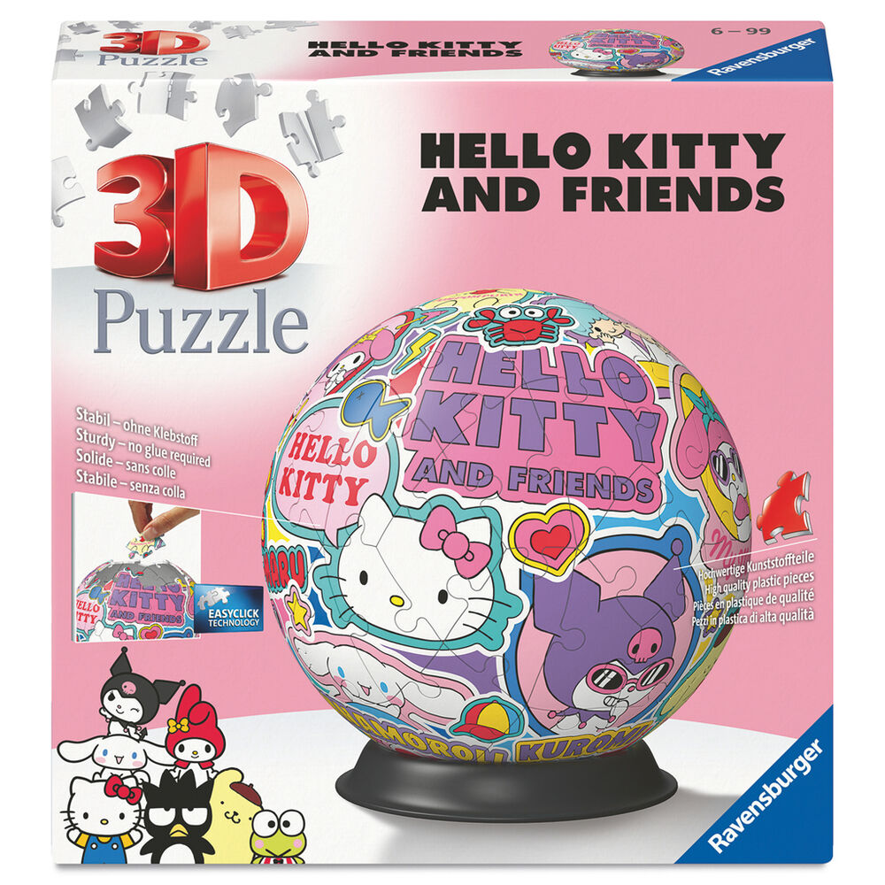 Imagen 3 - Puzzle 3D Hello Kitty 72Pzs