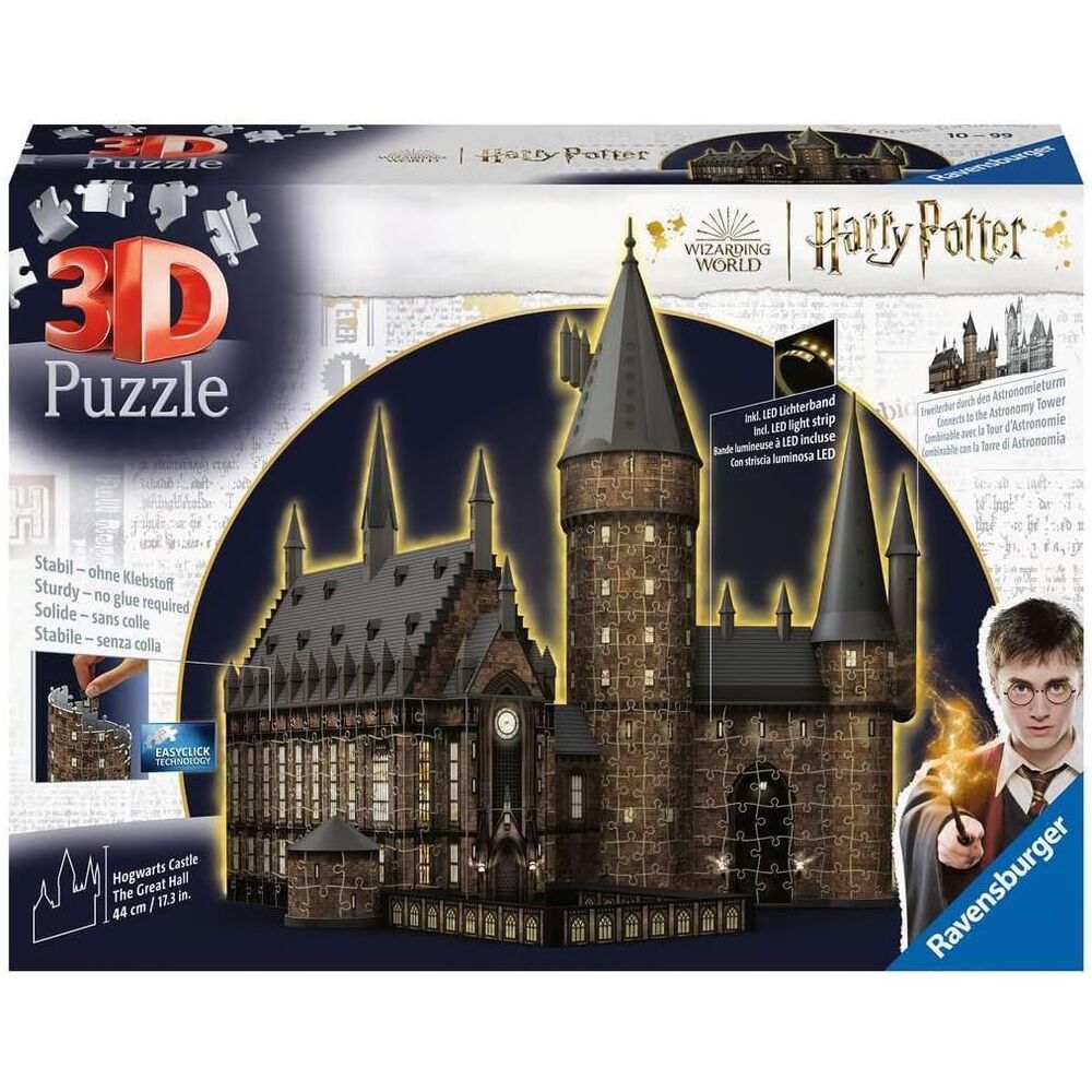 Imagen 2 - Puzzle 3D Castillo De Hogwarts Harry Potter 643Pzs