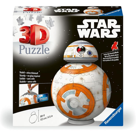 Imagen 2 - Puzzle 3D Bb8 Star Wars 104Pzs