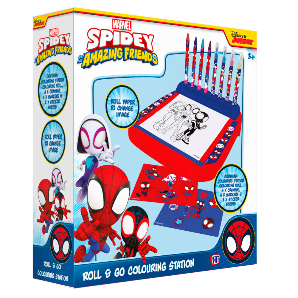 Imagen 2 - Estacion Dibujo Roll & Go Spidey Marvel
