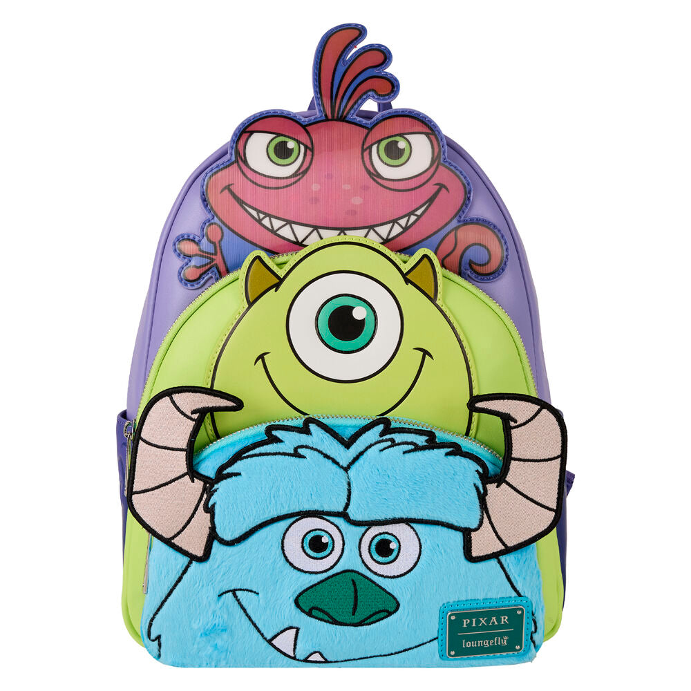 Imagen 1 - Mochila Mike Sully And Randall Monsters Inc Disney Pixar Loungefly 31Cm