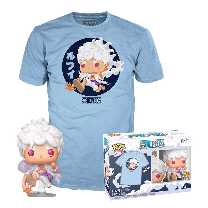 Imagen 1 - Set Figura Pop & Tee One Piece Luffy Fifth Gear