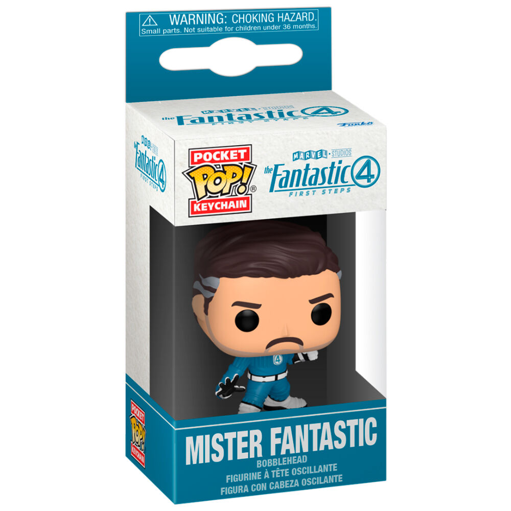 Imagen 2 - Llavero Pocket Pop Marvel Los 4 Fantasticos Mister Fantastic