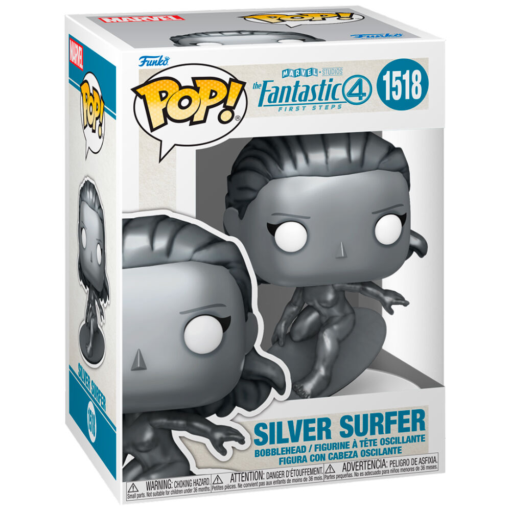 Imagen 2 - Figura Pop Marvel Los 4 Fantasticos Estrella Plateada
